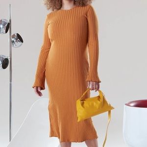 SIMON MILLER WELLS DRESS IN CARAMEL